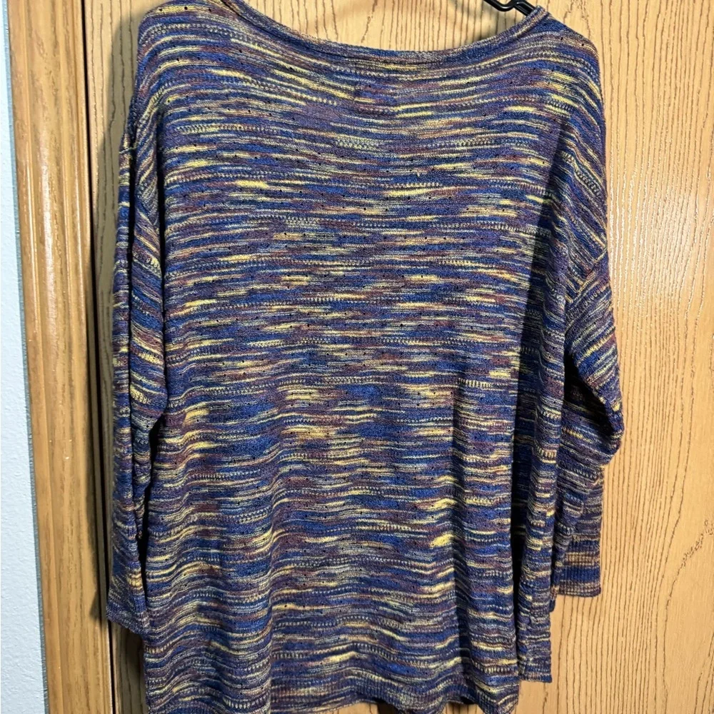 Ruby Rd. Multicolor Striped Sweater ❤️ - Picture 7 of 7